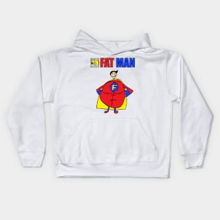 Fat Man The Sumo Wrestler By Lucas Lockhart Kids Hoodie